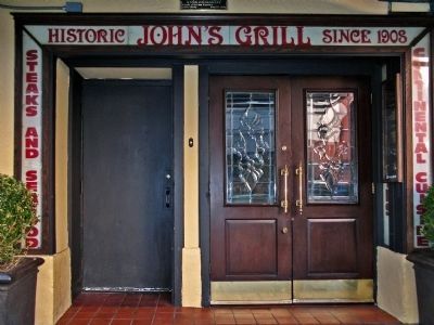 Historic John's Grill<br>Since 1908 image. Click for full size.