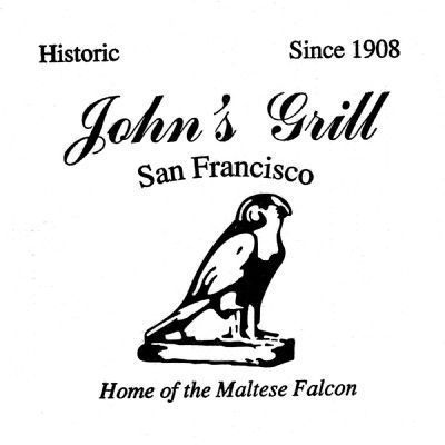 Cocktail Napkin<br>At John's Grill. Click for full size. Cocktail Napkin<br>At John's Grill image. Click for full size.