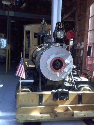 Baldwin Locomotive No. 3, front view image. Click for full size.