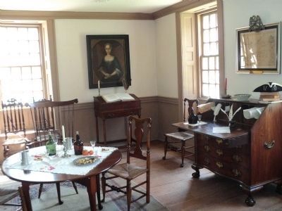 Washington's Office in the Dey Mansion. Click for full size. Washington's Office in the Dey Mansion image. Click for full size.