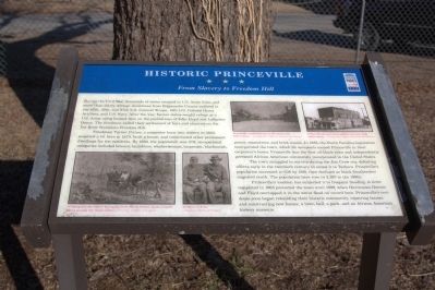 Historic Princeville Marker image. Click for full size.