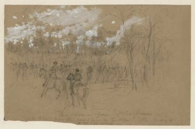 The advance upon Spotsylvania. Click for full size. The advance upon Spotsylvania image. Click for full size.