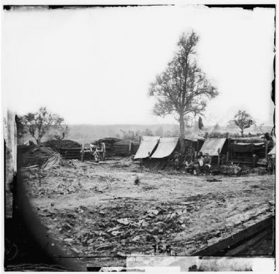 North Anna River, Virginia. Interior view of Confederate redoubt commanding Chesterfield bridge.. Click for full size. North Anna River, Virginia. Interior view of Confederate redoubt commanding Chesterfield bridge. image. Click for full size.