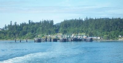 Ship Harbor Ferry Terminal from Ferry image. Click for full size.