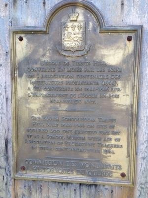 Tibbits Hill School Marker. Click for full size. Tibbits Hill School Marker image. Click for full size.