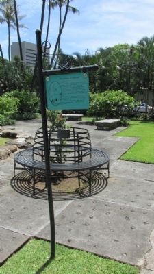 Kawaiaha'o Landmark Marker. Click for full size. Kawaiaha'o Landmark Marker image. Click for full size.