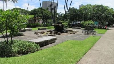 Kawaiaha'o Landmark Fountain. Click for full size. Kawaiaha'o Landmark Fountain image. Click for full size.