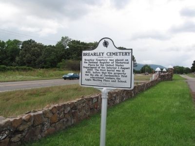 Brearley Cemetery Marker. Click for full size. Brearley Cemetery Marker image. Click for full size.