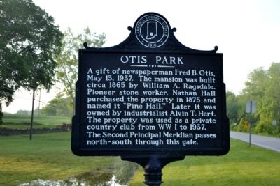 Otis Park Marker image. Click for full size.