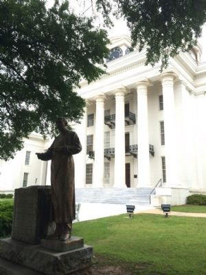 Alabama State Capitol (Marker to right of door) image. Click for full size.
