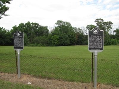 Morgan G. Sanders Marker and Alamo Institute Marker image. Click for full size.