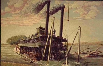 The Sinking of the Steamboat <i>Bertrand</i> Marker image. Click for full size.