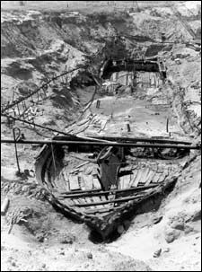 The Excavation of the <i>Bertrand</i>. Click for full size. The Excavation of the <i>Bertrand</i> image. Click for full size.