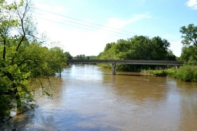 White River and North County Line Road Bridge image. Click for full size.