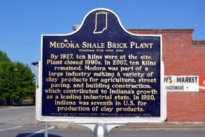 Medora Shale Brick Plant Marker image. Click for full size.