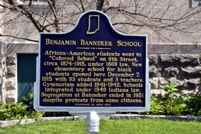 Benjamin Banneker School Marker image. Click for full size.