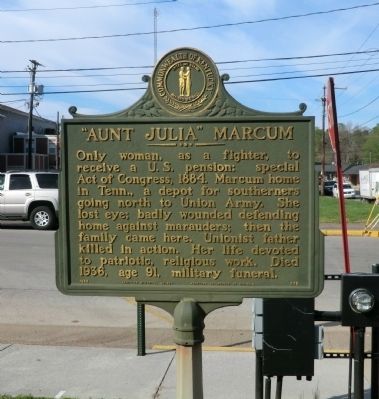 "Aunt Julia" Marcum Marker. Click for full size. "Aunt Julia" Marcum Marker image. Click for full size.