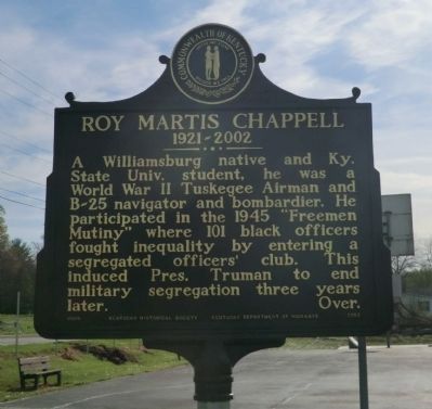 Roy Martis Chappell Marker-Side 1. Click for full size. Roy Martis Chappell Marker-Side 1 image. Click for full size.