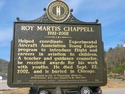 Roy Martis Chappell Marker-Side 2. Click for full size. Roy Martis Chappell Marker-Side 2 image. Click for full size.