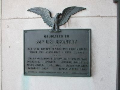 28th U.S. Infantry Marker image. Click for full size.