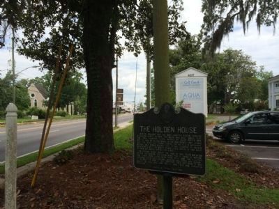 The Holden House Marker Area image. Click for full size.