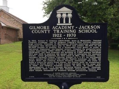 Gilmore Academy - Jackson County Training School Marker image. Click for full size.