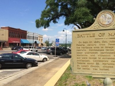 Battle of Marianna Marker Area. Click for full size. Battle of Marianna Marker Area image. Click for full size.