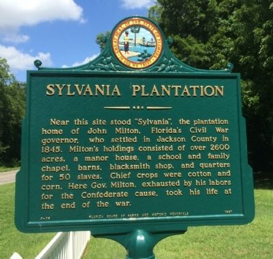 Sylvania Plantation Marker. Click for more information. Sylvania Plantation Marker image. Click for more information.