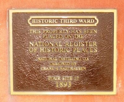 National Distilling Co. Marker image. Click for full size.