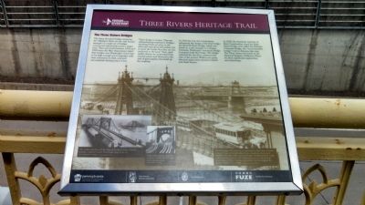The Three Sisters Bridges Marker image. Click for full size.