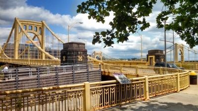 The Three Sisters Bridges Marker image. Click for full size.