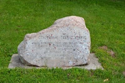 Centennial Tree Planting Stone image. Click for full size.