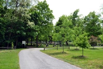 Driveway Leading to West Goshen Cemetery image. Click for full size.