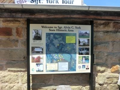 Sgt. Alvin C. York State Historic Area Marker image. Click for full size.