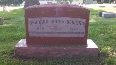 Bernard R. "Bunny" Berigan Grave image. Click for full size.