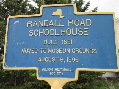 Randall Road Schoolhouse Marker image. Click for full size.