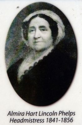 Almira Hart Lincoln Phelps<br>Headmistress 1841-1856 image. Click for full size.