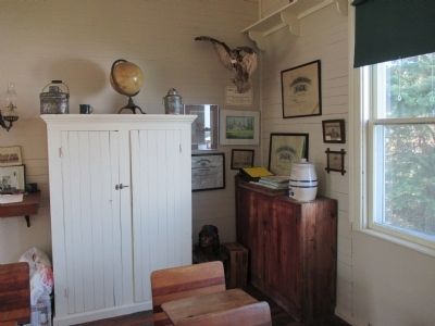 Randall Road Schoolhouse Inside. Click for full size. Randall Road Schoolhouse Inside image. Click for full size.