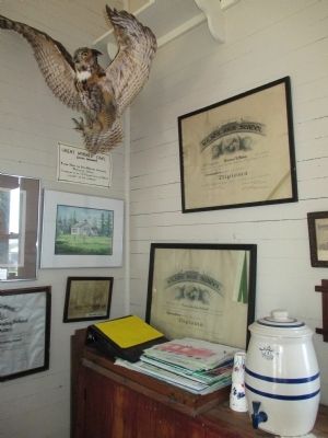 Randall Road Schoolhouse Inside image. Click for full size.