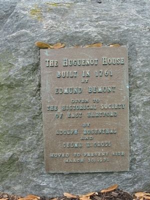 The Huguenot House Marker image. Click for full size.
