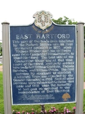 East Hartford Marker image. Click for full size.