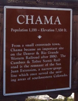 Chama Marker image. Click for full size.