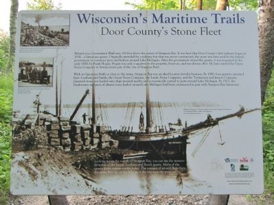 Door County's Stone Fleet Marker image. Click for full size.