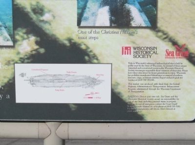 Close-up of Wreckage, Attributions, and Looting Notice image. Click for full size.