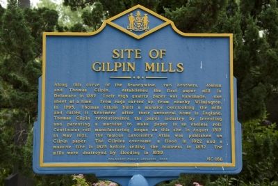 Site of Gilpin Mills Marker image. Click for full size.