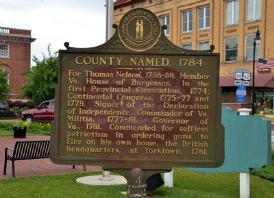 County Named, 1784 Marker image. Click for full size.