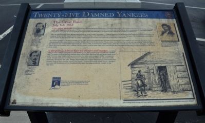 Twenty-Five Damned Yankees Marker image. Click for full size.
