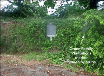 Clear Creek Confederate War Camps Marker & Groce Family Plantations Marker image. Click for full size.