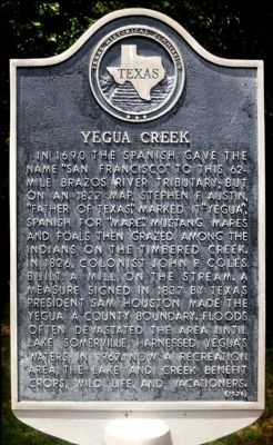 Yegua Creek Marker image. Click for full size.