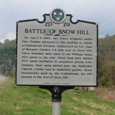 Battle of Snow Hill Marker image. Click for full size.